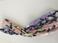 Women Retro Peach leaf Wire Bunny Ear bow scarf Hair head band headband bandana