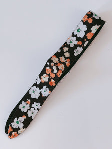 Girl Kids Cute Retro Stick On Cotton Light Embroidery Hair Headband Head band