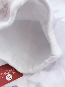 Girl Kids Winter Warm Fleece Plush Lace Tutu Skort Skirt Tights Stockings 2-6 yr