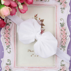 Baby Kids Children Girls Christening Shower Bow Chiffon Lace Hair Head band