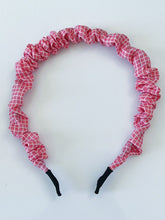 Women Girl Retro Bubble Wrinkled Puffy Scrunch Slim Hair Head Band Headband Hoop