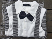 Kid Children Boys baby Gentleman Pageboy Wedding Bowtie Suits Romper Outfits Set