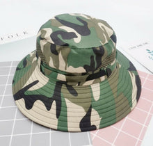 Adult / Children Army Camo camouflage Fishing Camping Hiking Sun Bucket Hat Cap