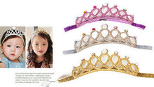 1PC Girls Kids Children Baby Elastic Princess Party Crown Tiara Hair Head Band
