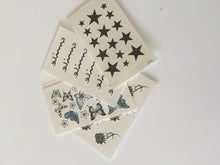 Women Sexy mini star Flower water Transfer Art Body Temporary Tattoo Sticker
