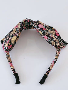 Women Girls Retro Chiffon Flower Big Bow Bowknot Hair Band Headband Wrap Hoop