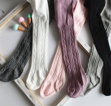 Girls Baby Kids Cotton Blend Braided Warm Tights Stockings Pantyhose 3-12month