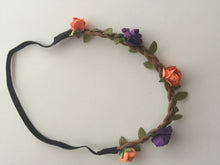 Women Girl Flower Fairy Bohemian Braid Beach Tiara Crown Suede hair headband