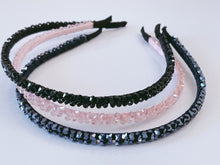 Women Lady Girl Bling Shiny Crystal look Bead Party Headband Hair Head Band Hoop