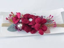 Kid Girl Children Lace Pearl Flowers Elastic Birthday Hair Head band Photo Prop