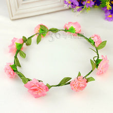 Women Girl Flower princess Bohemian Bride Wedding Beach hair headband PROP