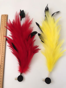 Women Girl Dance Feather Party Hair Head Wear Clip Pin Accessory Fascinator