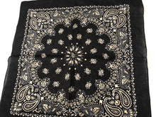 Women Girl Retro Cotton Shimmer Paisley Bandana Hair Headband Wrap Square Scarf