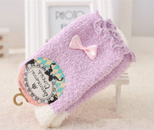 Women Girl Fancy Retro Fluffy frilly princess thermal Fleece warm Short Socks