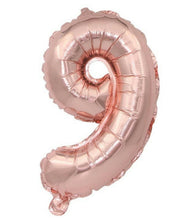 OZ 32" INCH 0-9 NUMBER Foil Birthday Party Rose Gold Pink Balloon Decoration NUMBER 9