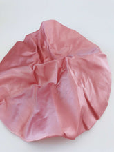 Women Lady Frilly Satin Hair Wrap Waterproof Bath Head Shower Cap Hat Cover