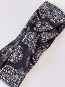 Women Lady Boho Yoga Gym Cross Twist Wide Hair head band Bandanna Headband Wrap