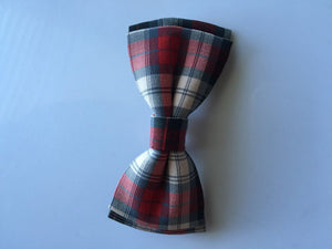 Baby Boys Kids Children Party School Cotton Check bow tie Necktie bowtie Pin Red Grey Check
