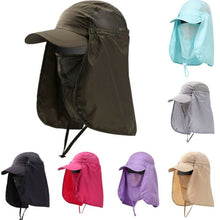 Men Fishing Camping Hiking Mask Sun UV Protection Outdoor neck cover Hat Cap