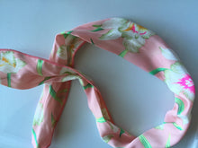 Women Girls Cherry retro Wire Bunny Ear adjustable bow scarf Hair head band Wrap