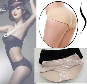 Women Buttocks Padded Lace New Bum Butt Lift Enhancer Brief Pantie shapewear