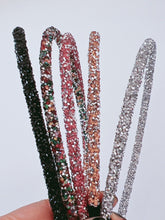 Women Bling Shiny Crystal look Bead Glitter Party Headband Hair Head Band Hoop