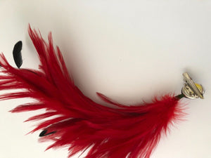 Women Girl Dance Feather Party Hair Head Wear Clip Pin Accessory Fascinator