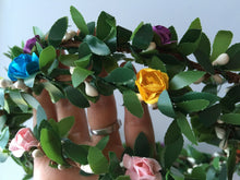 Women Girl Flower Fairy Boho Bridal Simple Beach Tiara Crown hair headband Garland