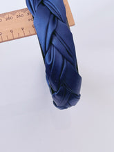 NEW Women Girls Retro Boho Braided Satin Wide Hair Headband Head Wrap Band Hoop