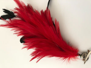 Women Girl Dance Feather Party Hair Head Wear Clip Pin Accessory Fascinator