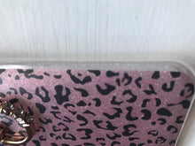 Lady Iphone 7 Plus 5.5” Leopard bling Ring Support TPU Case Protector Cover