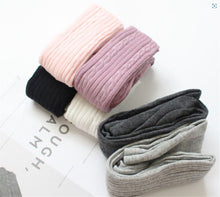 Girls Baby Kids Cotton Blend Braided Warm Tights Stockings Pantyhose 3-12month