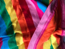 Baby Girl kids Children Rainbow Multi-colored Striped cotton Summer Strap Dress