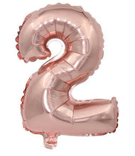 OZ 32" INCH 0-9 NUMBER Foil Birthday Party Rose Gold Pink Balloon Decoration