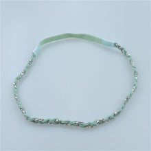 Women Girl Braided suede leather Bohemian Braided Cystal hair band headband Wrap