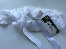 NEW Women Black White Hen's night Party Bride Wedding Lace Garter Suspender Belt