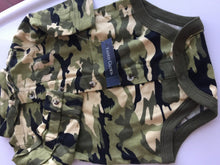 Girl Boy Kid Baby Army Military Party Camouflage Green Camo Romper Bodysuit