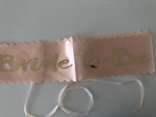 AU Bride to Be Team Hen's Night Party Wedding Rose Gold letter Sash Sashes Belt
