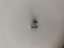 1PIECE Silver Color stainless Alphabet letter Novelty Studs Ear Piercing Earring