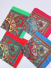 Women Colorful Retro Paisley Bandana Hair Head Headband Wrap Square Scarf Mask