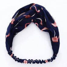 Women Retro look Swan Boho bohemian Cross Twist scarf Hair head band bandana