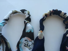 Women Lady Girl Retro Floral Chiffon Cross Bandana Hair Wrap Head band headband