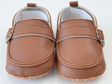 Baby Boy White Brown Black Wedding Formal Party Synthetic leather Soft Shoes Brown