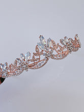 Women Bride Wedding Crystal Rose Gold Or Silver Proper Prom Tiara Party Crown