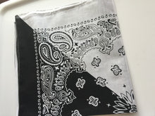 Women Men Retro Hip hop Cotton biker dance Paisley Bandana Hair Headband Wrap