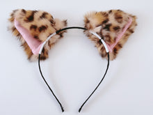 Women Children Fluffy Fur Cat Kitty fox animal Costume Ear Party Hair head band