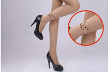 Women Sexy Retro ankle Heart feather Tattoo Stockings Pantyhose Tights Opaque