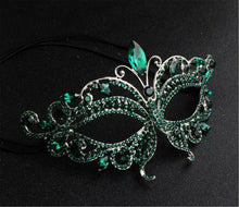 Women Metallic Crystal VENETIAN Masquerade Halloween Fancy Ball Face Eye Mask