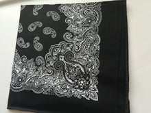 Women Men Retro Hip hop Cotton biker dance Paisley Bandana Hair Headband Wrap