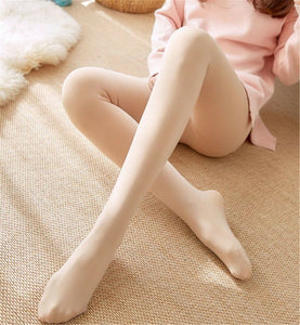 AU Women Lady Winter Fleece thermal Plush Warm Thick Pantyhose Stockings Tights